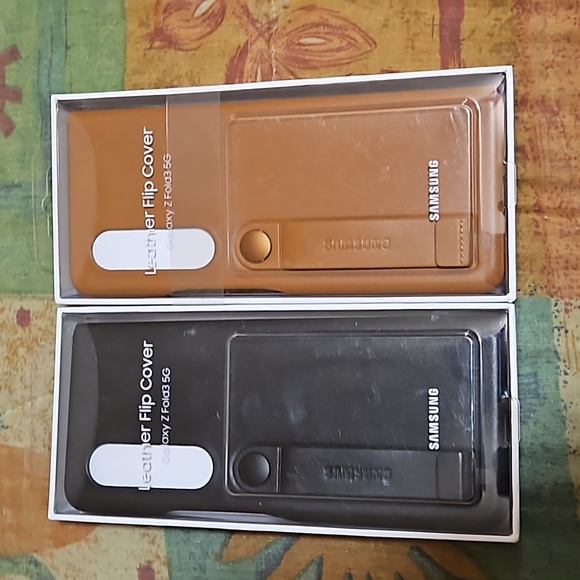 Samsung leather flip cover